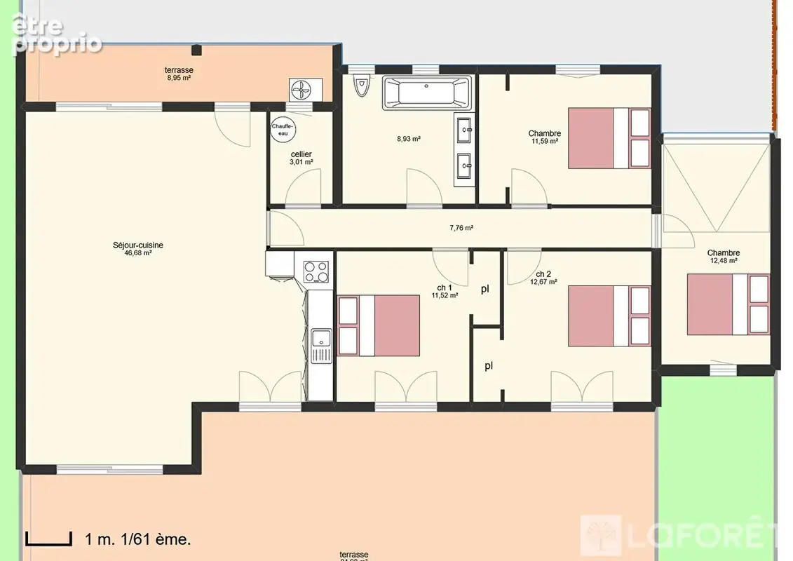 Maison Vitrolles 4 pièce(s) 113m2 - photo 7