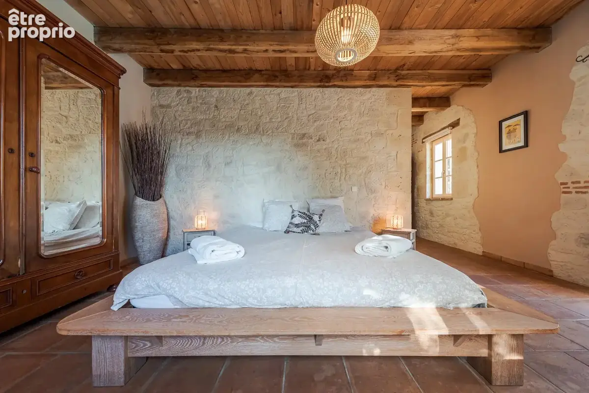 Charmante maison en pierre de 3 chambres avec piscine et vue - photo 5