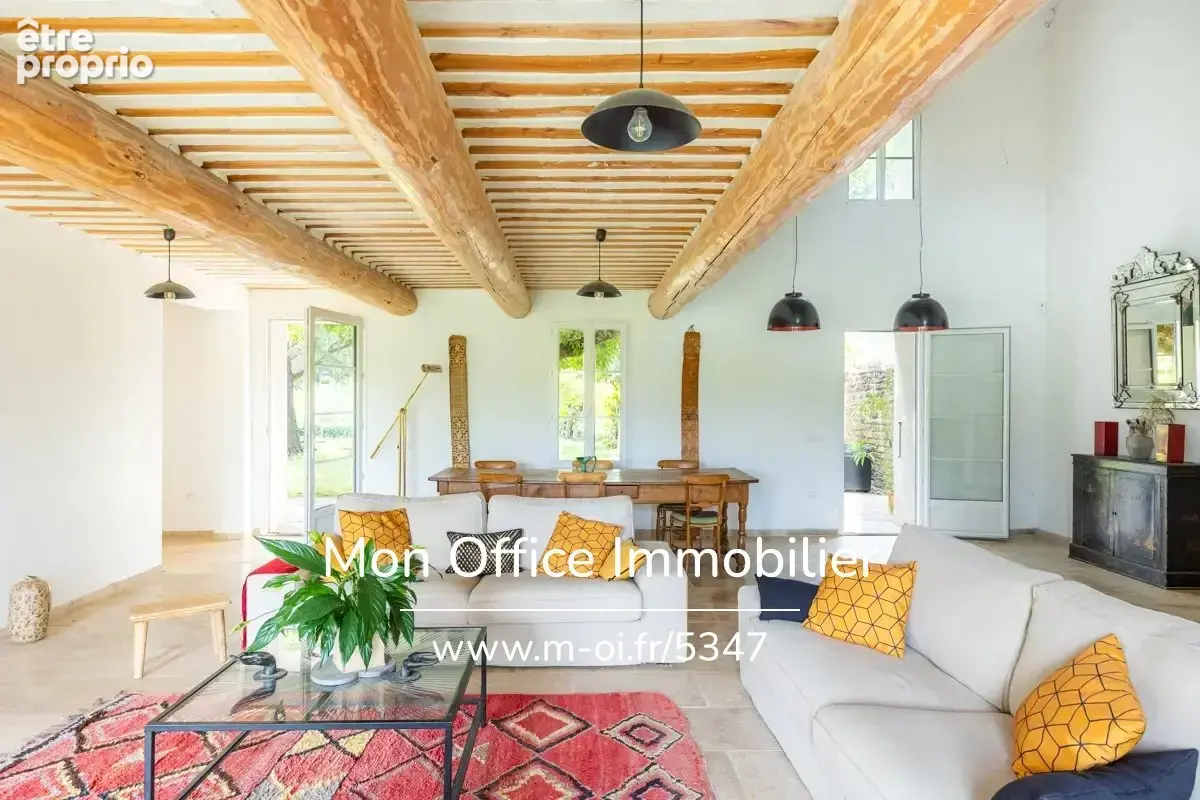 Référence : 7351-SJO - MAS en pierre dans le Vaucluse (84380)+ maison d'invités, remises, piscine, authenticité et calme - photo 4