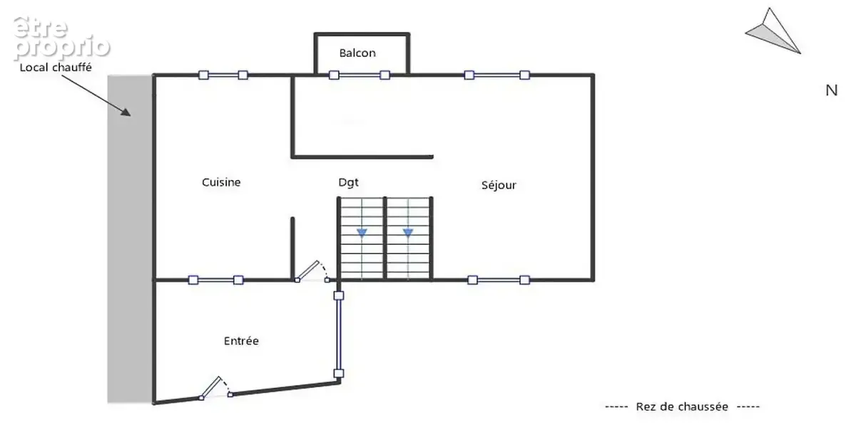 Plan rez-de-chaussée