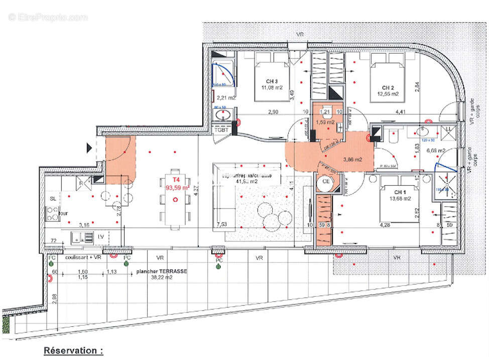 Appartement à CARQUEIRANNE
