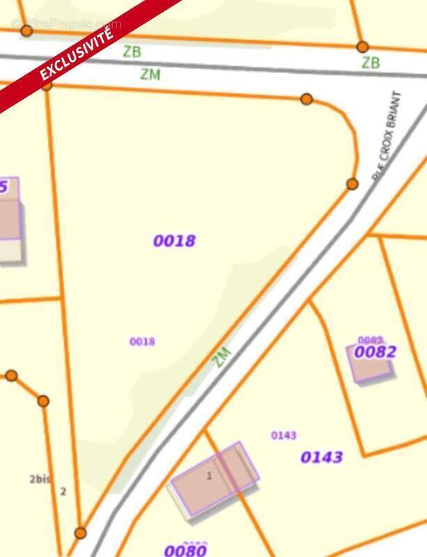 Terrain à SAINT-OVIN