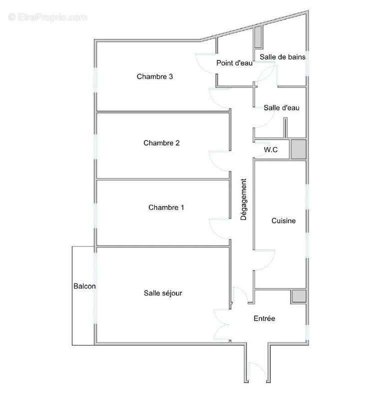 Appartement à PARIS-15E