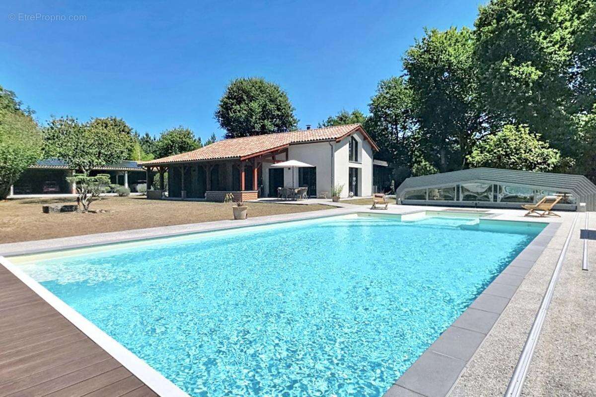 Sanguinet - maison 210 m² sur 1,3 ha - piscine & pool house - photo 2
