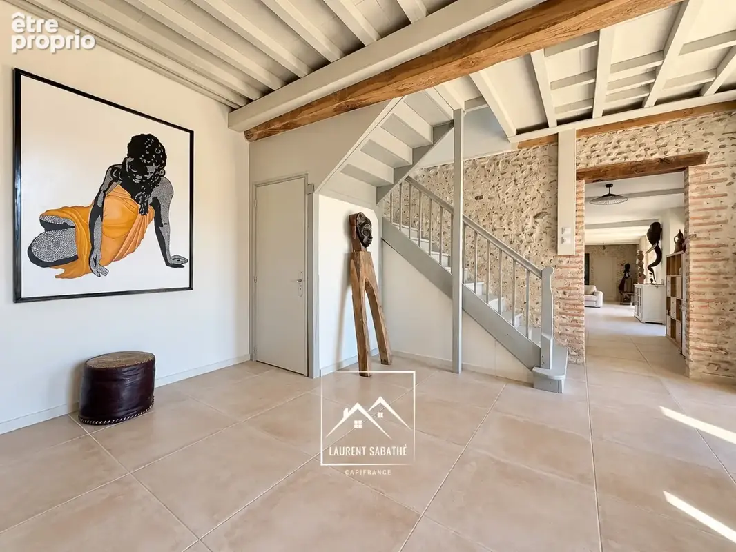LARREULE (65) – À VENDRE – Maison ancienne rénovée de 192 m² – 4 chambres, dépendances et terrain piscinable de 2 180 m² - photo 8
