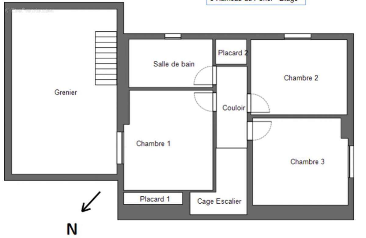 Maison à CLEDEN-POHER