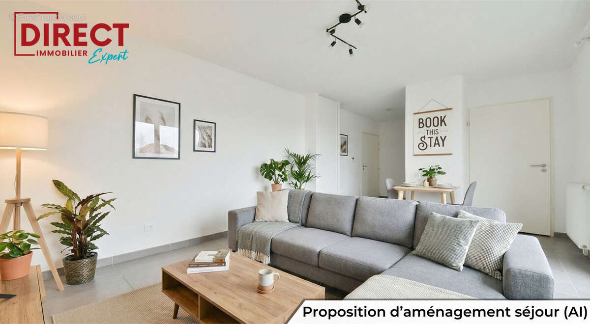 2 pièces + balcon + parking - photo 3