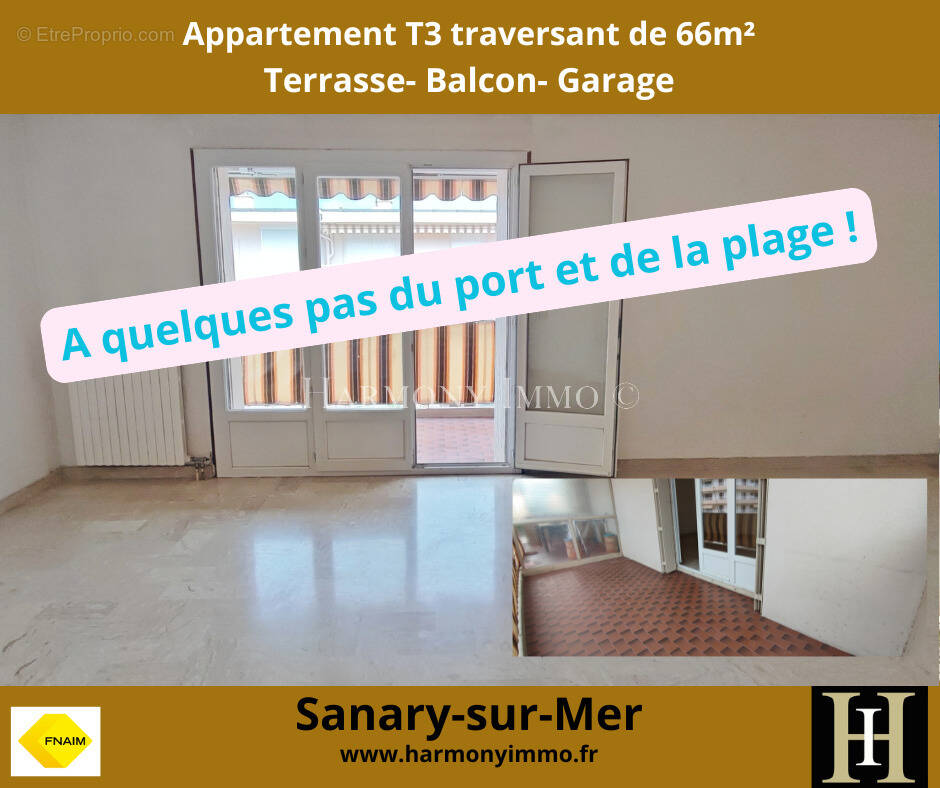 Appartement à SANARY-SUR-MER