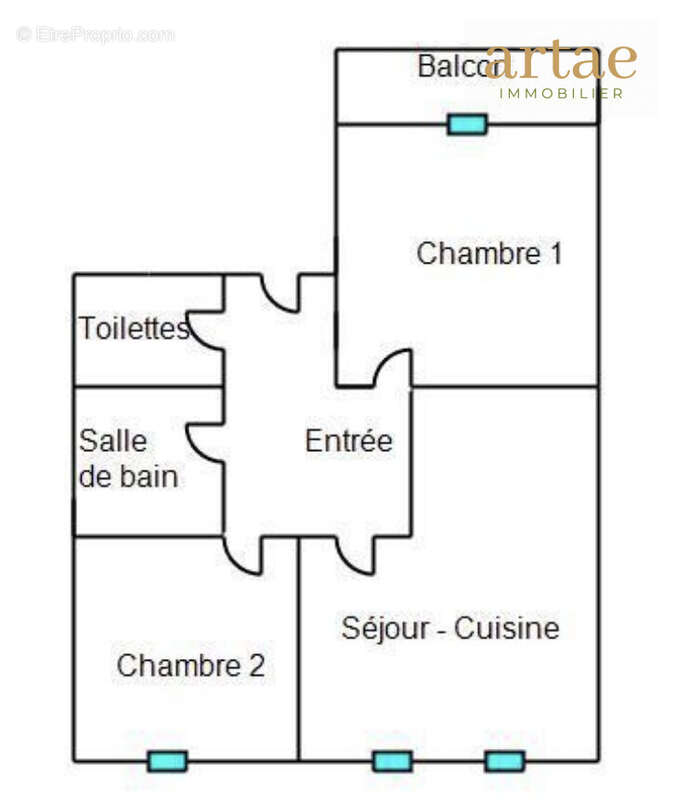 Appartement 56 m² à Auterive  - photo 8
