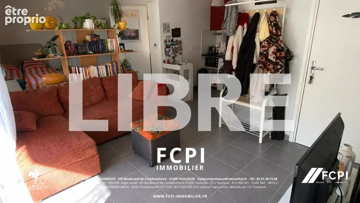 Appartement 1 pièce - 29,65m2 - Toulouse - photo 1