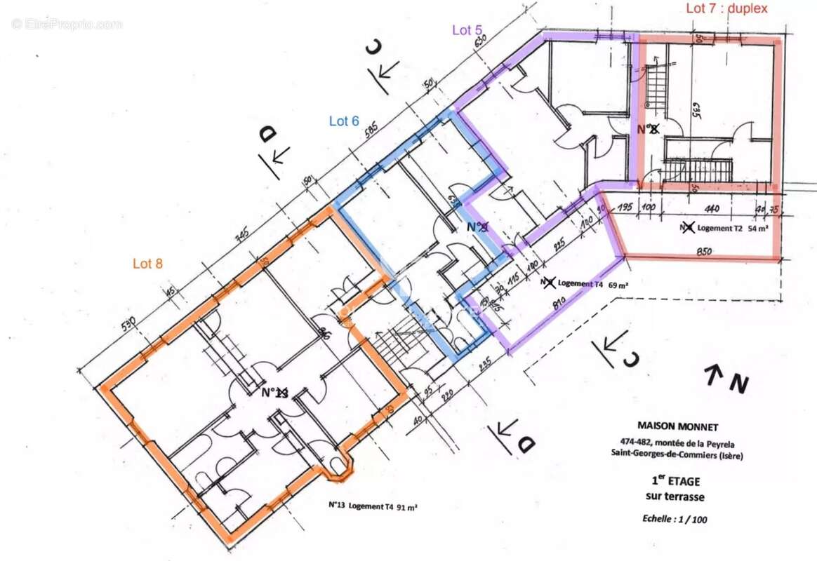 Appartement à SAINT-GEORGES-DE-COMMIERS