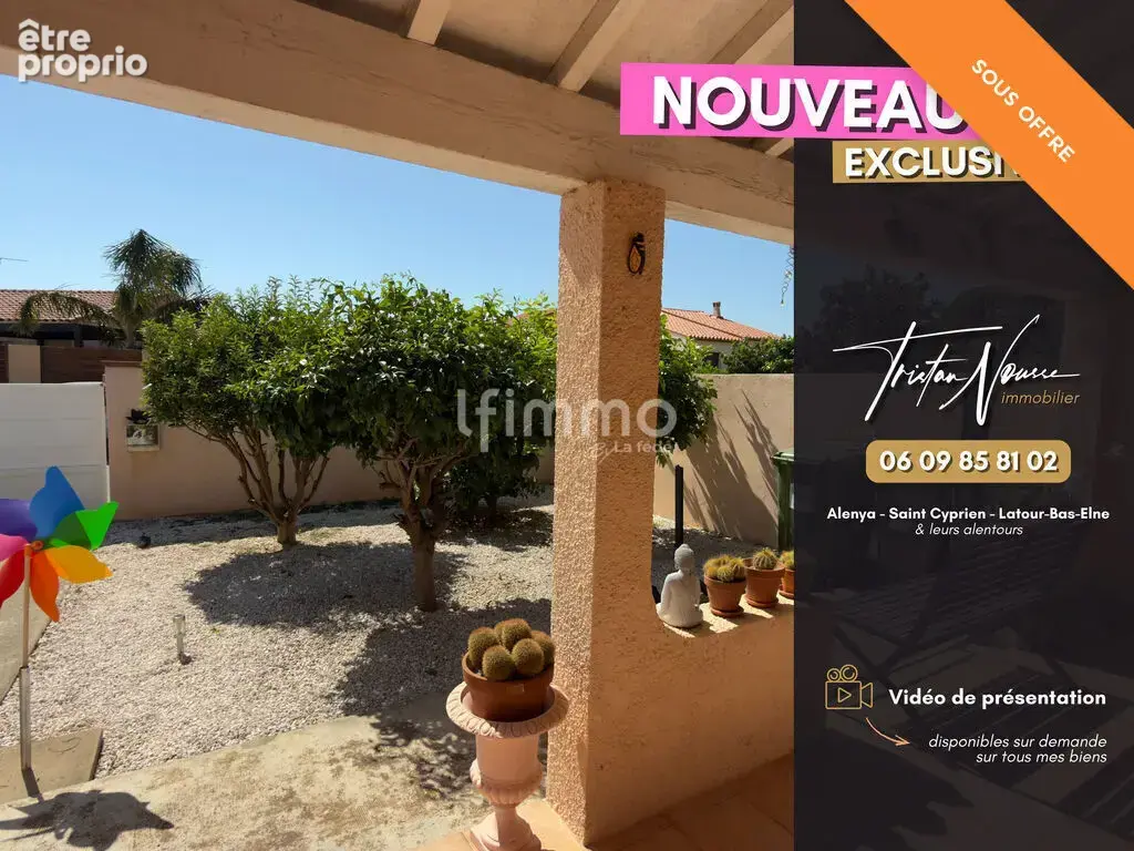 Villa T3 65 m2 en 2 faces - Saint Laurent de la Salanque - photo 1