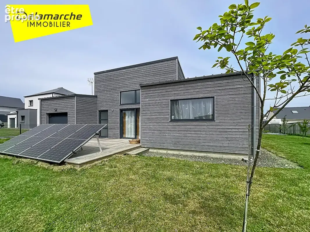 Maison de plain pied moderne  et pratique de 2023 en Ossature bois à Ponts (50300 )  4 pièces et un garage aux abords immédiats  - photo 16