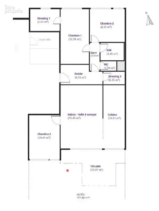 Appartement 4 pièces à vendre avec jardin à Montmagny - DPE D - photo 19