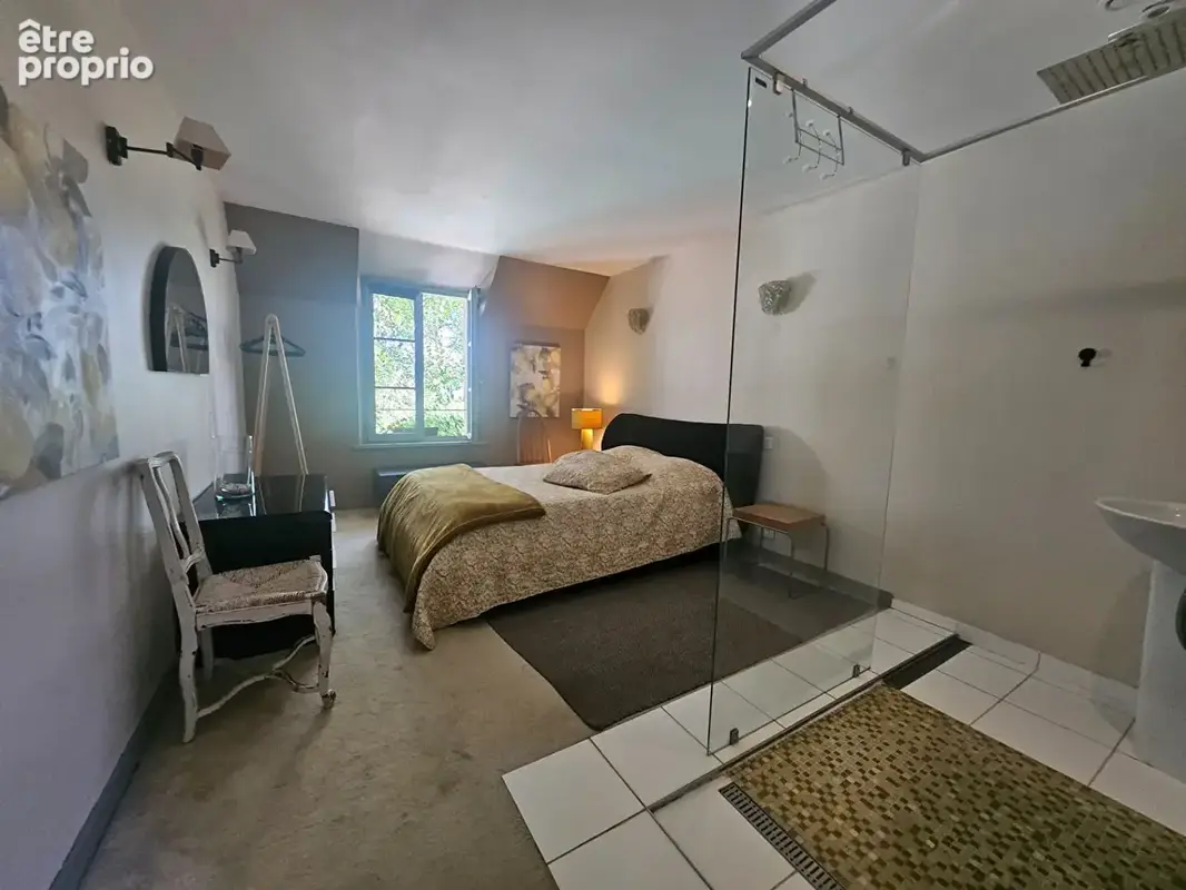 EVRAN : Une Demeure "chic et poétique" au fil du canal, aux accents de maison de famille avec vie de plain pied possible ! - photo 12