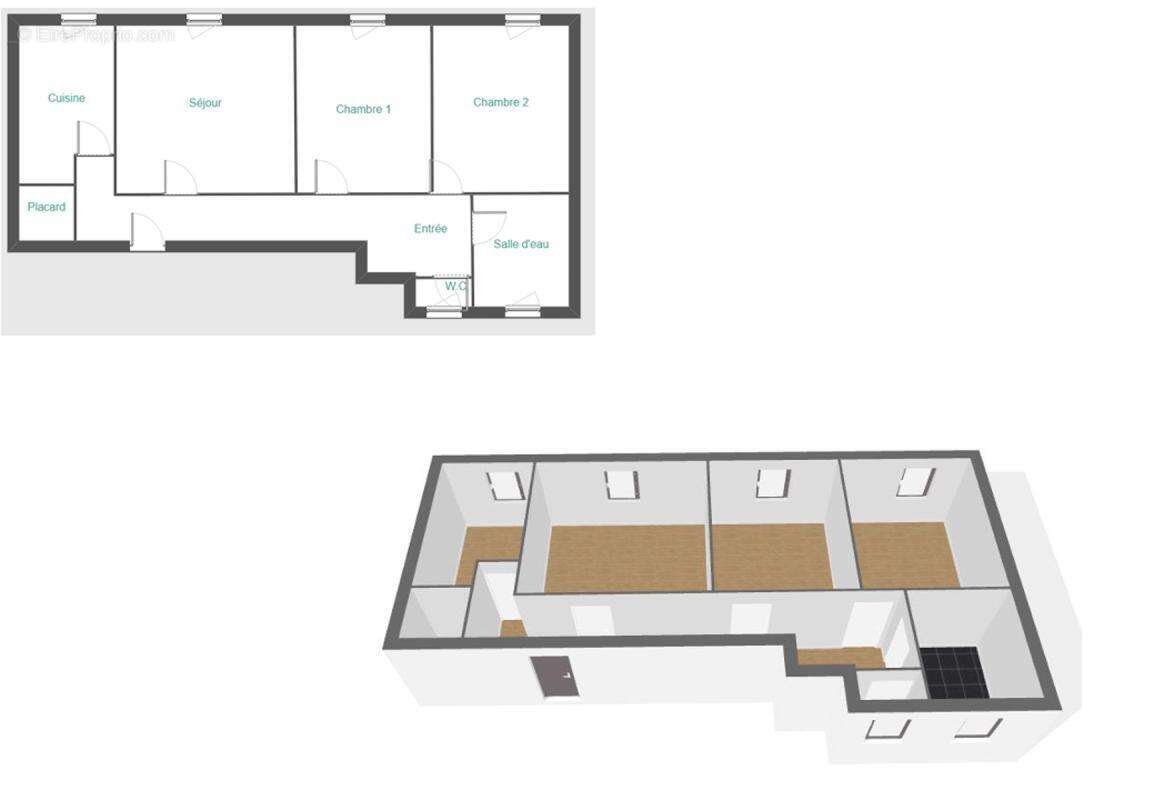 Appartement à PARIS-19E