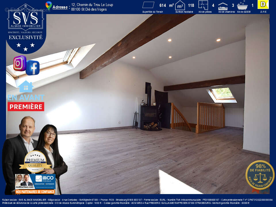 Maison à SAINT-DIE-DES-VOSGES