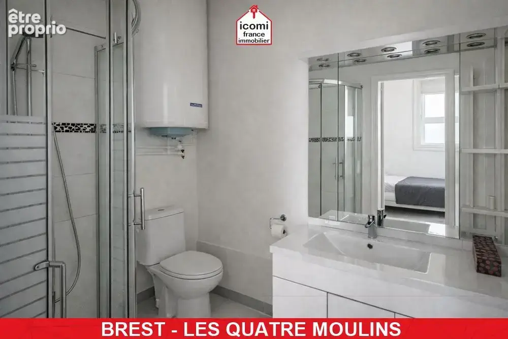 Finistere - brest (29200) - a vendre - appartement studio de 25 m² avec vue mer dernier etage en dalle beton - excellent dpe : b - photo 8