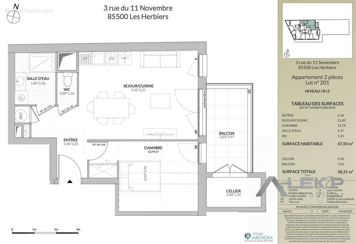 Appartement à LES HERBIERS