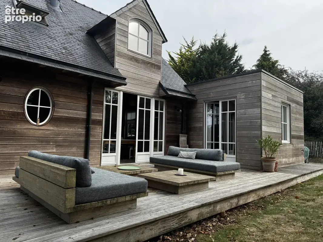 Coup de cœur à Crozon : superbe maison bois aux beaux volumes et jardin arboré - photo 13