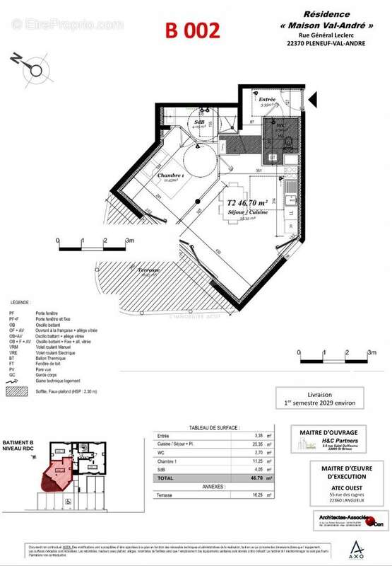 Appartement de Type 2 avec grande terrasse de plus de 16m2 - photo 5