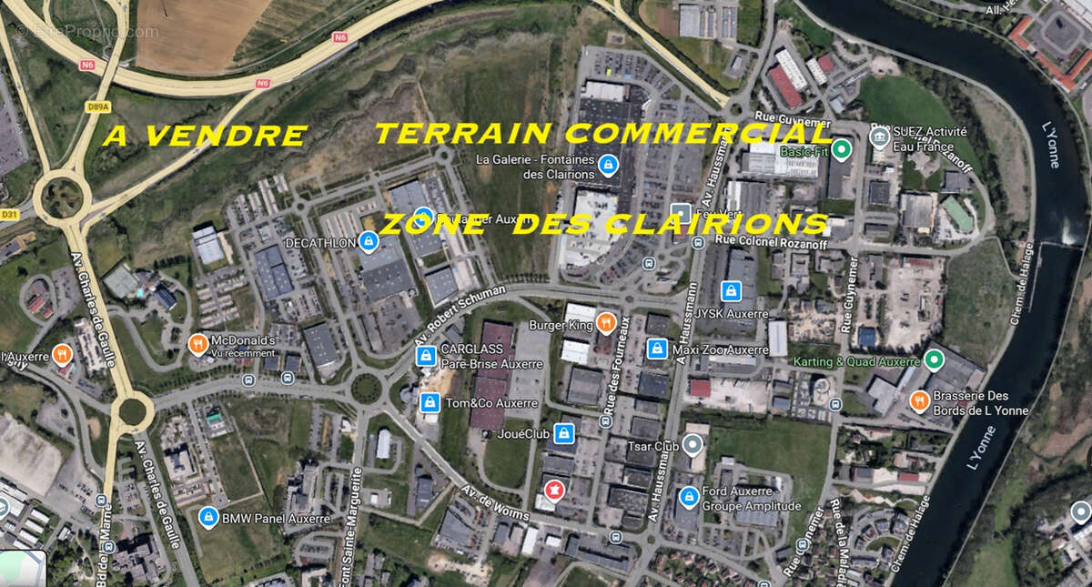 Terrain à AUXERRE