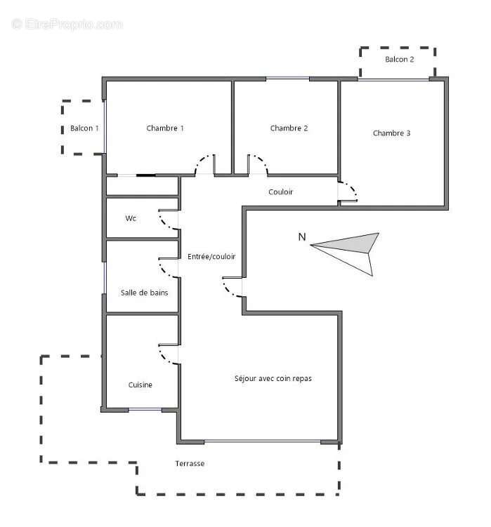 Appartement à LE CANNET