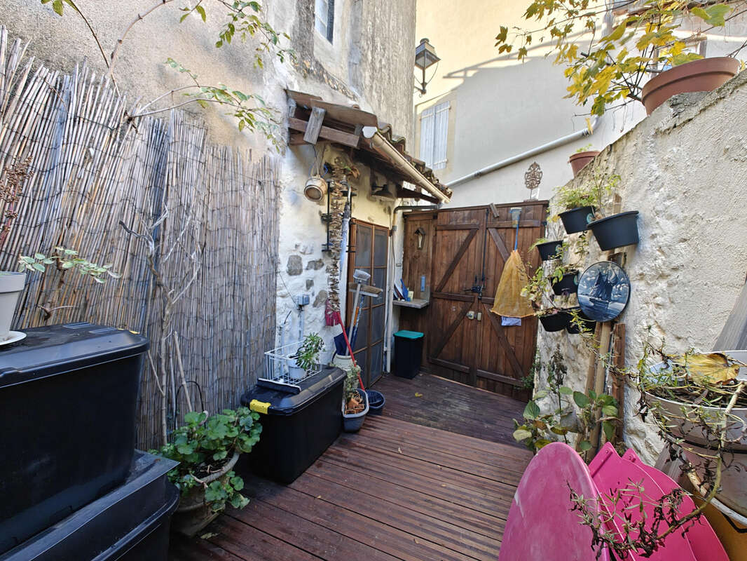 10km limoux-maison de village avec toit terasse et exterieur - photo 9
