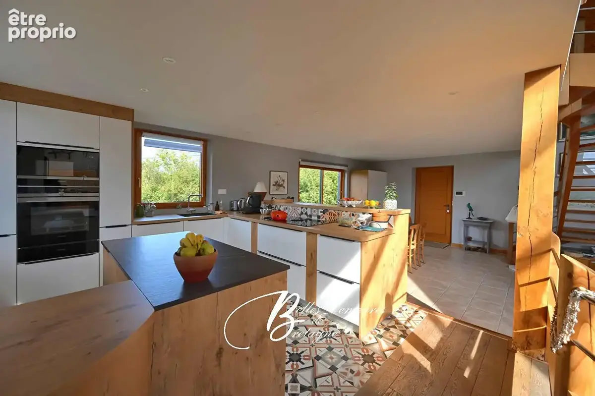 A vendre Maison contemporaine à ossature bois, lumineuse, avec vaste pièce de vie Pleudaniel Côtes d'Armor - photo 6