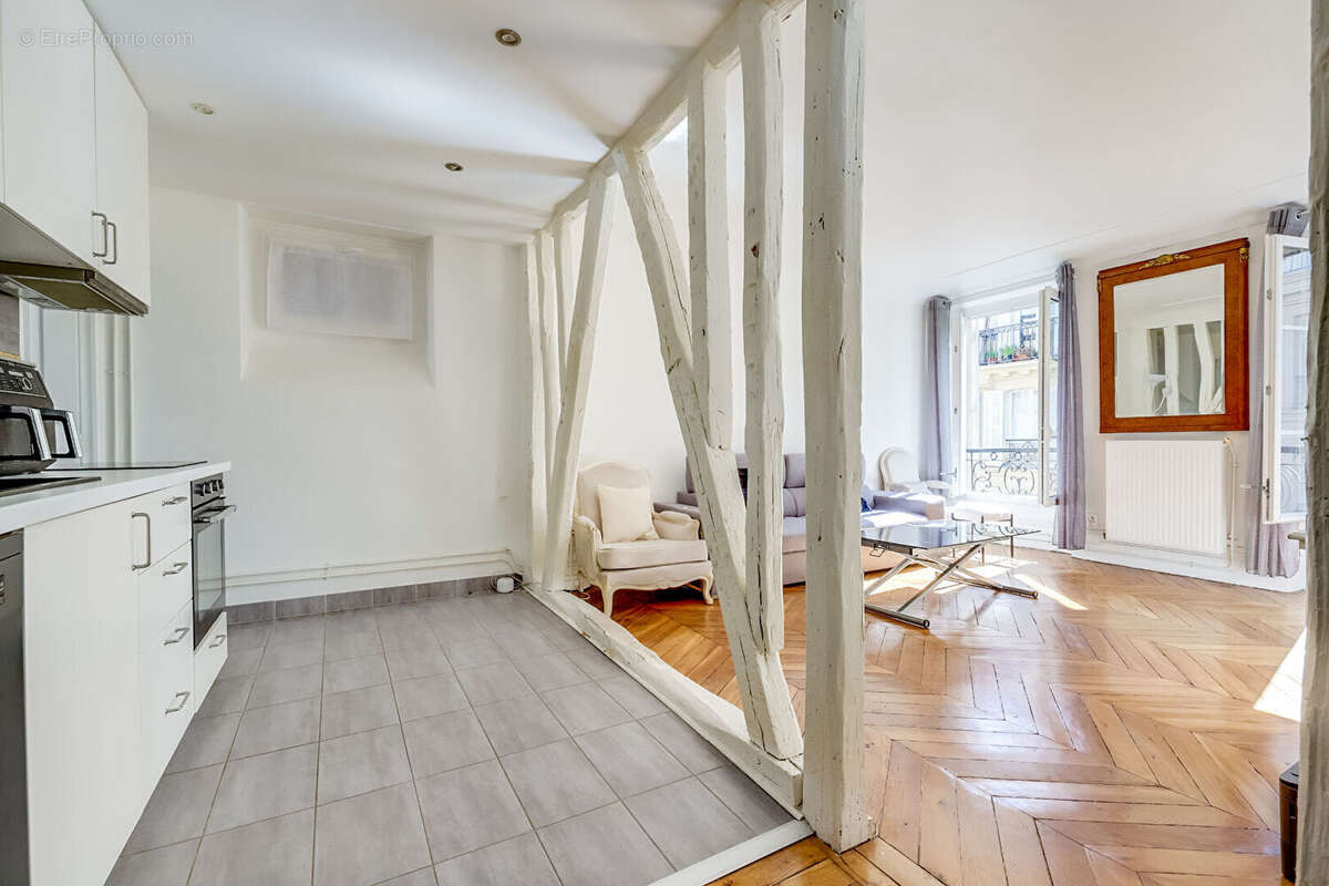 Appartement 58m² à paris 17e arrondissement - photo 2