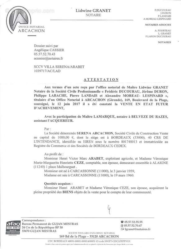 Appartement à ARCACHON