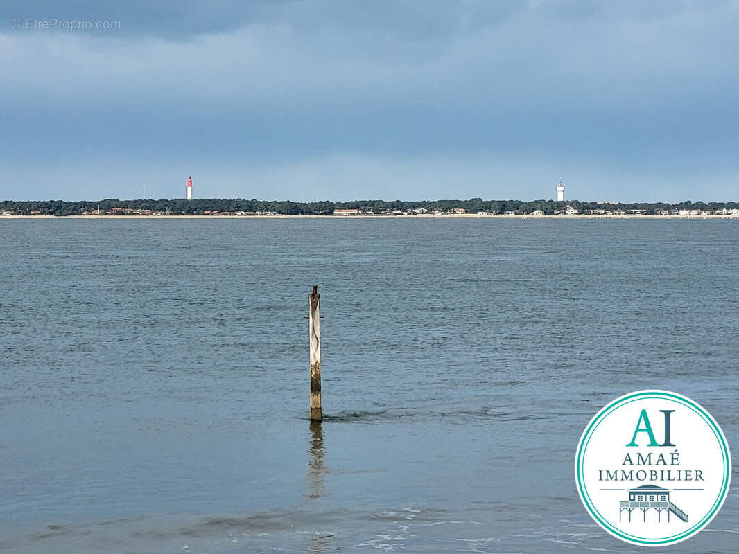 Vue de la plage à 100m