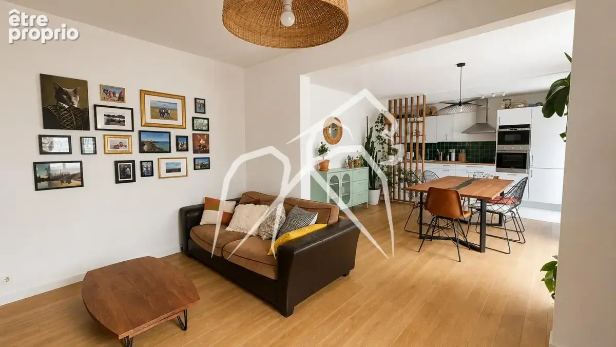 Appartement avec Jardin arboré 5 pièces  Rouen St Marc  90 m²  Garage inclus dans le prix  - photo 5