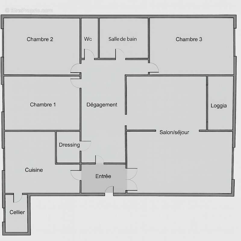 Appartement à CHILLY-MAZARIN