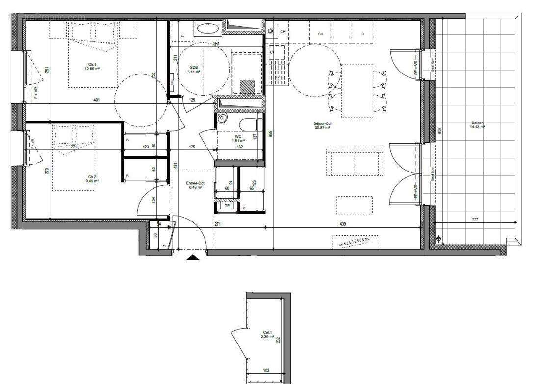 Appartement à COGNIN