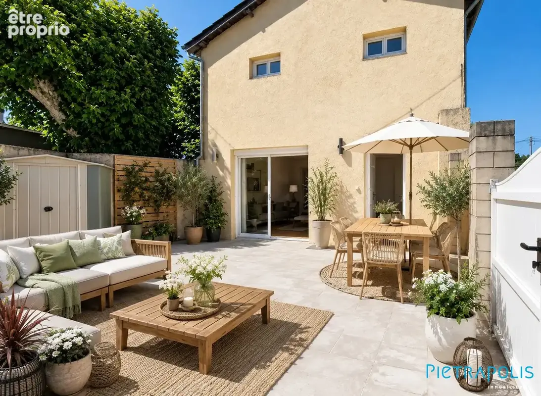 Amenagement virtuel de la terrasse
