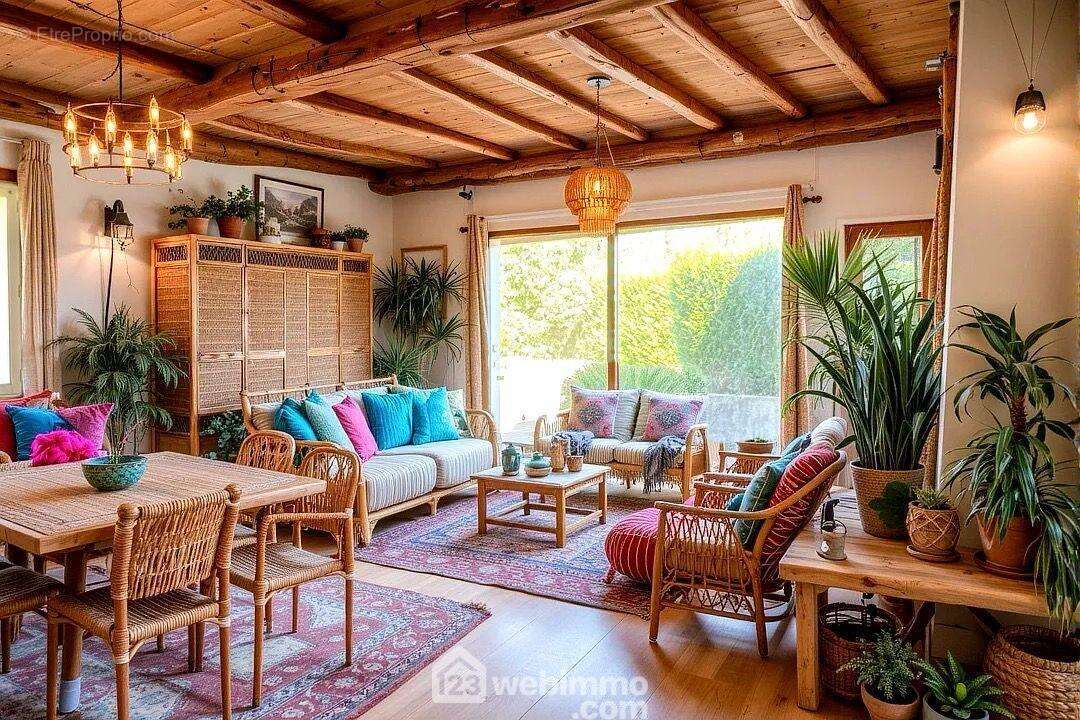 Proposition d&#039;aménagement du salon - Maison à MENOMBLET