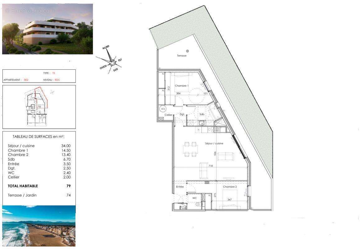 Appartement à CANET-EN-ROUSSILLON