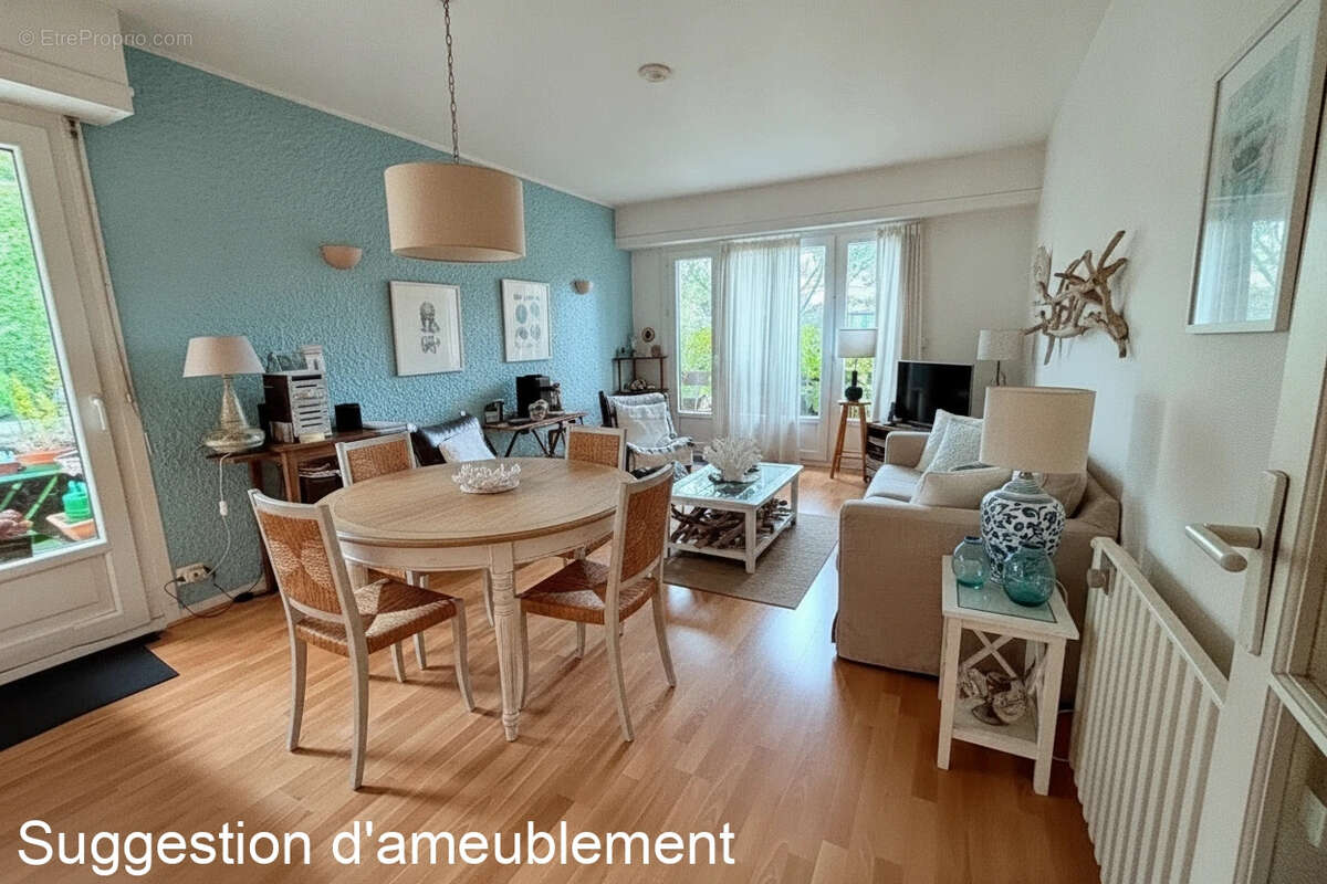 Appartement  3 pièce(s) avec balcons proche plage du metro TARNOS - photo 3