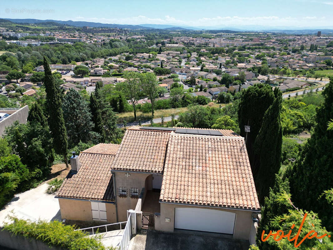 REF - COLORIS7 - Carcassonne VUE CITE - maison 130 m2 hab - garage - 4 ch - jardin - photo 2