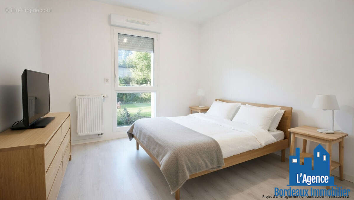 Exclusivité !! saint médard en jalles - cérillan - appartement type 2 - dernier étage - terrasse - parking sous - sol  !! sébast - photo 3