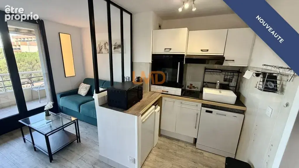 Studio rénové 35 m² terrasse piscine Fréjus Plage - photo 5