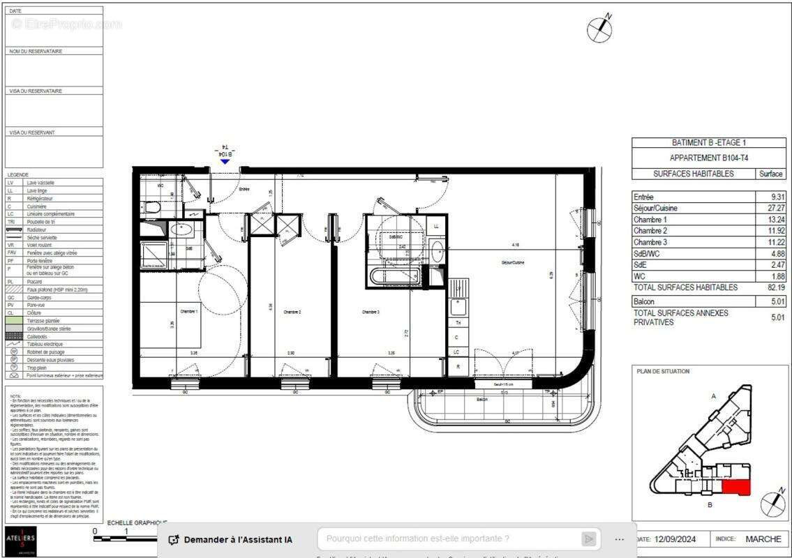 Appartement à L'HAY-LES-ROSES