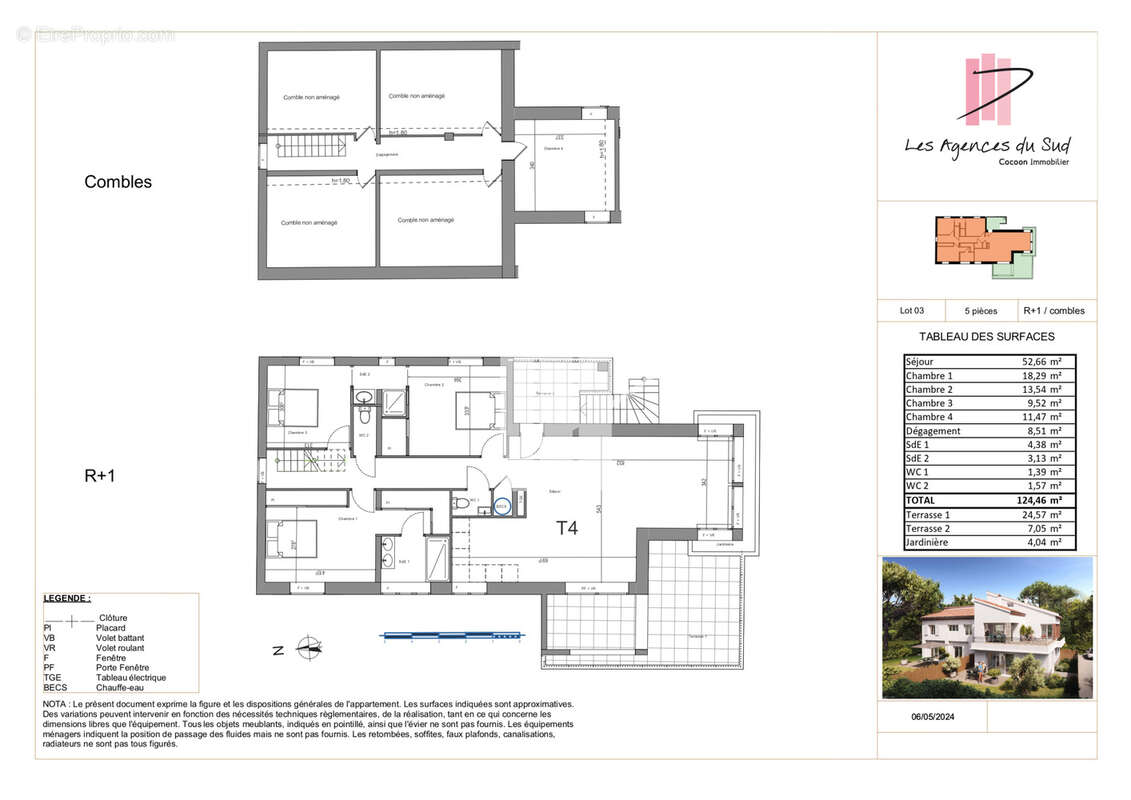 Appartement 5 pieces a vendre entierement renove dernier etage vue mer au calme absolu quartier les plaines - photo 9