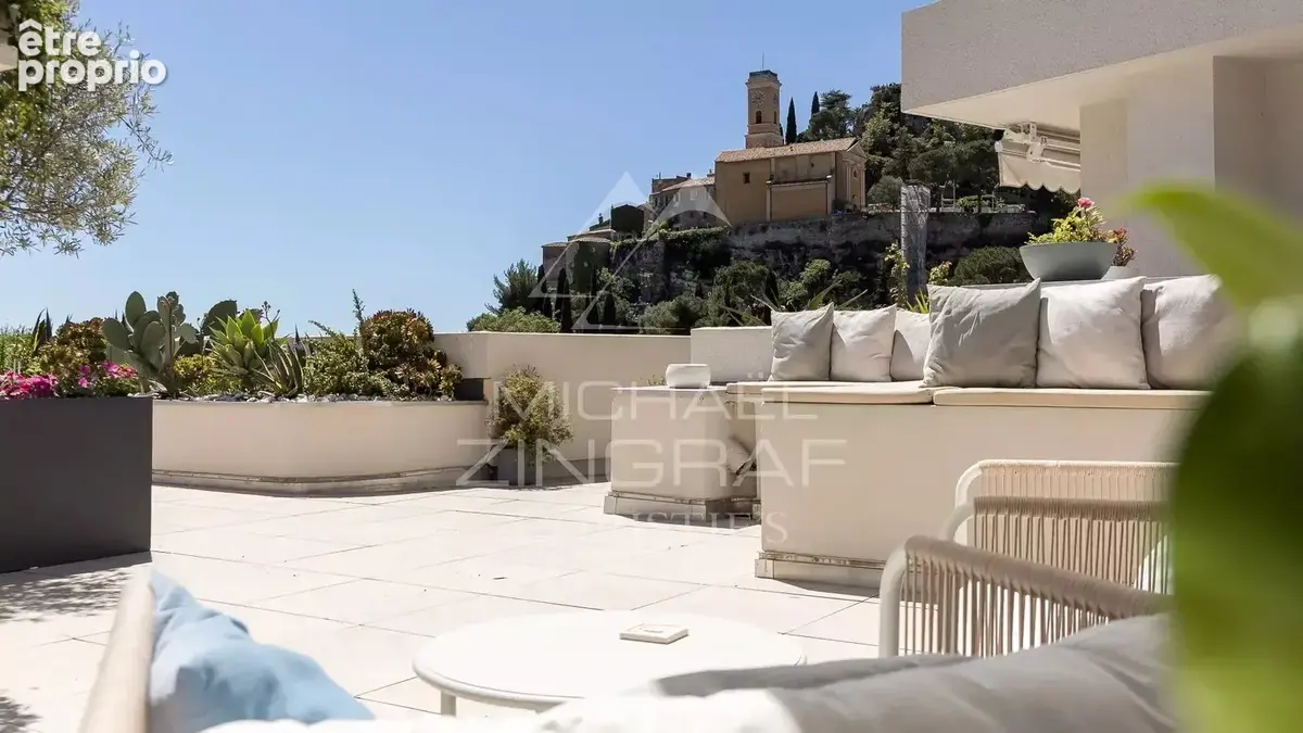Eze - Magnifique appartement avec grande terrasse - photo 4