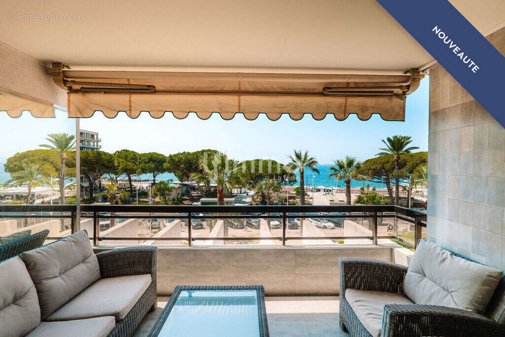 Juan-les-Pins, vue mer, 4 pièces d'exception, terrasse, parking - photo 2