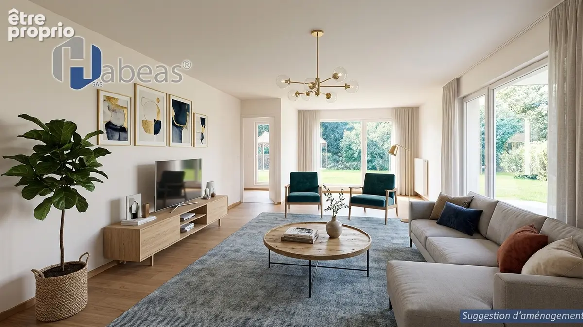 Appartement T3 de 58.65 m² avec jardin de 101m², terrasse  et deux parkings - photo 3
