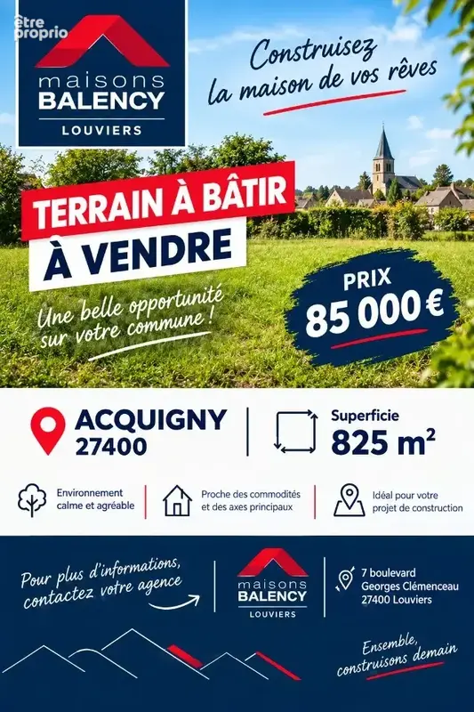 Terrain à ACQUIGNY