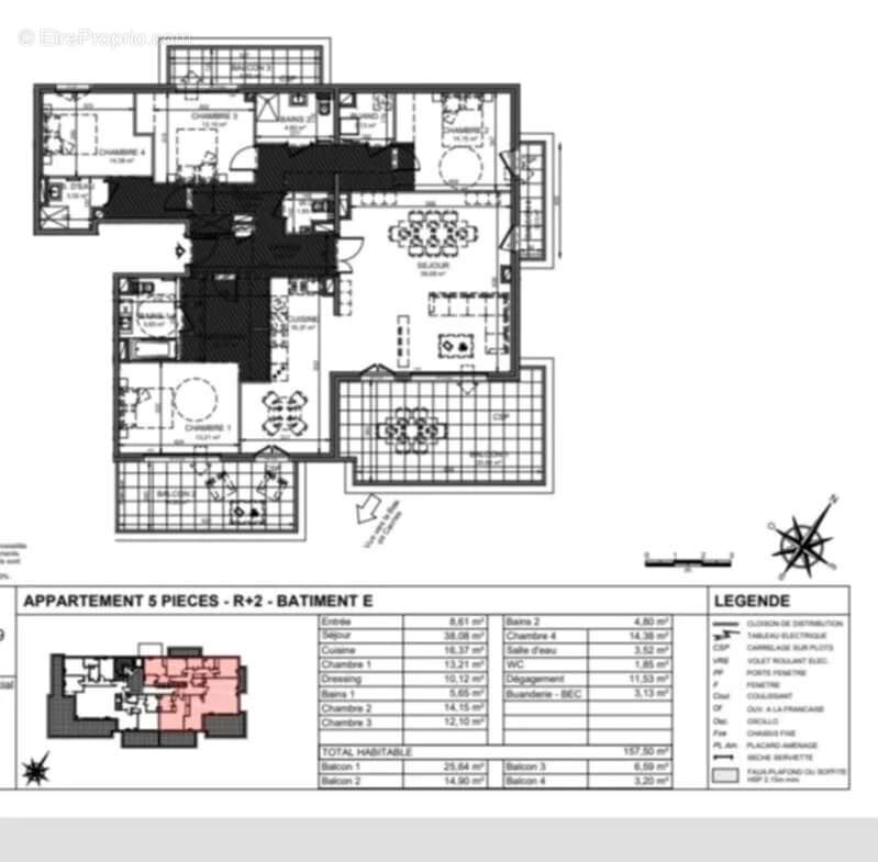Appartement à LE CANNET