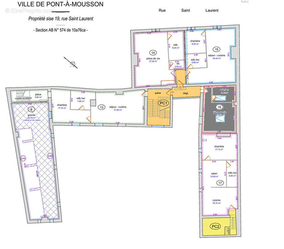 Appartement à PONT-A-MOUSSON